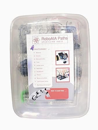 Robotic Kits Electronic Component Kit with 50 Experiment tutorials for Learners School Project (DIY Project Kit)