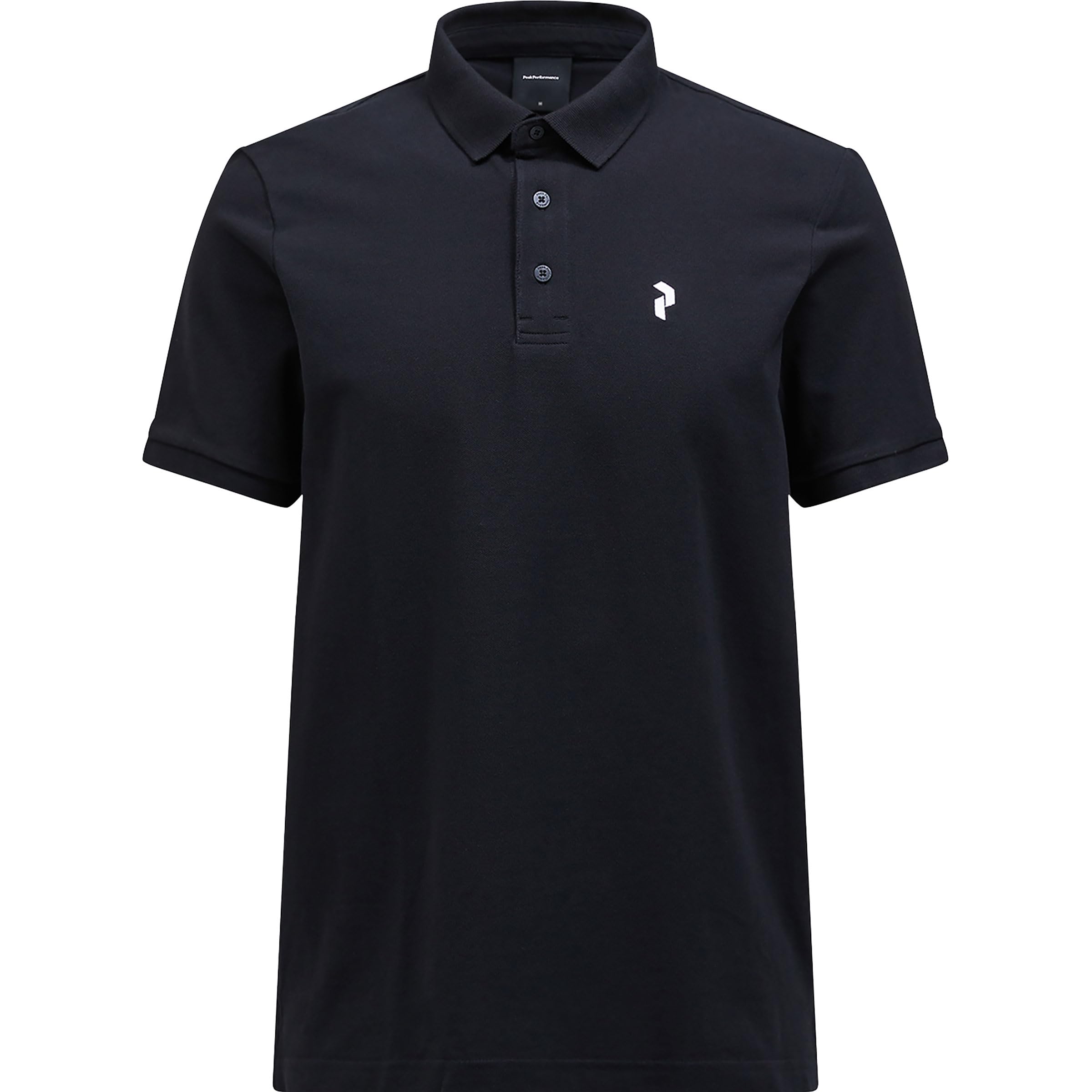 Peak Performance Herren Classic Cotton Polo T-Shirt, Black, M