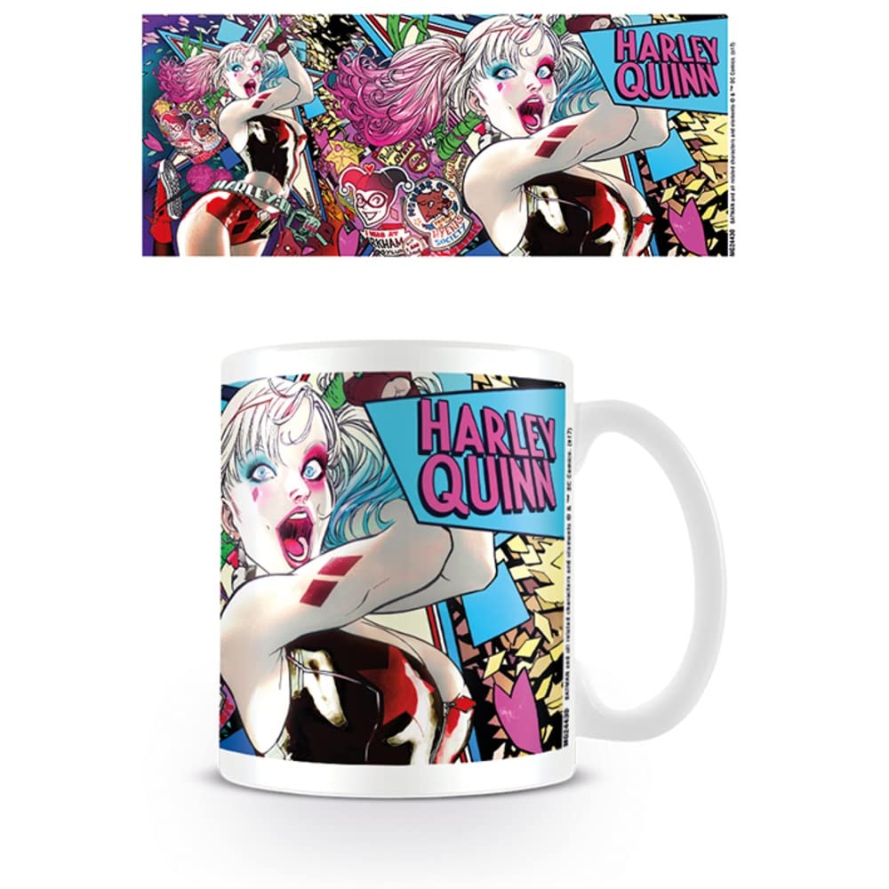 Amazon.com: Pyramid International" Batman (Harley Quinn Neon) Official  Boxed Ceramic Coffee/Tea Mug, Paper, Multi-Colour, 11 x 11 x 1.3 cm : Home  & Kitchen