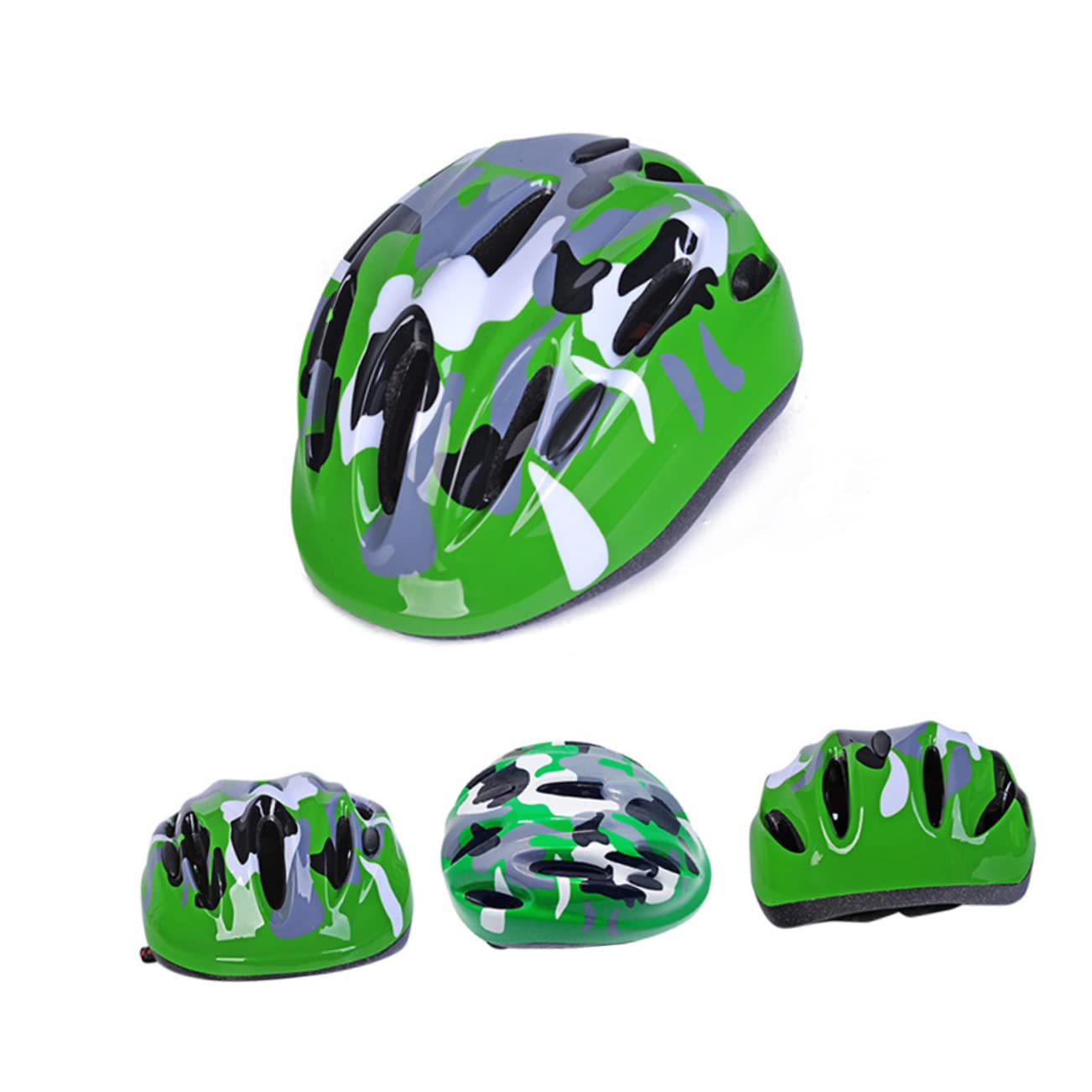 SOLUSTRE 2 Pièces Casques de vélo pour Enfants Casque Roller Skating Cyclisme de vélo Enfant