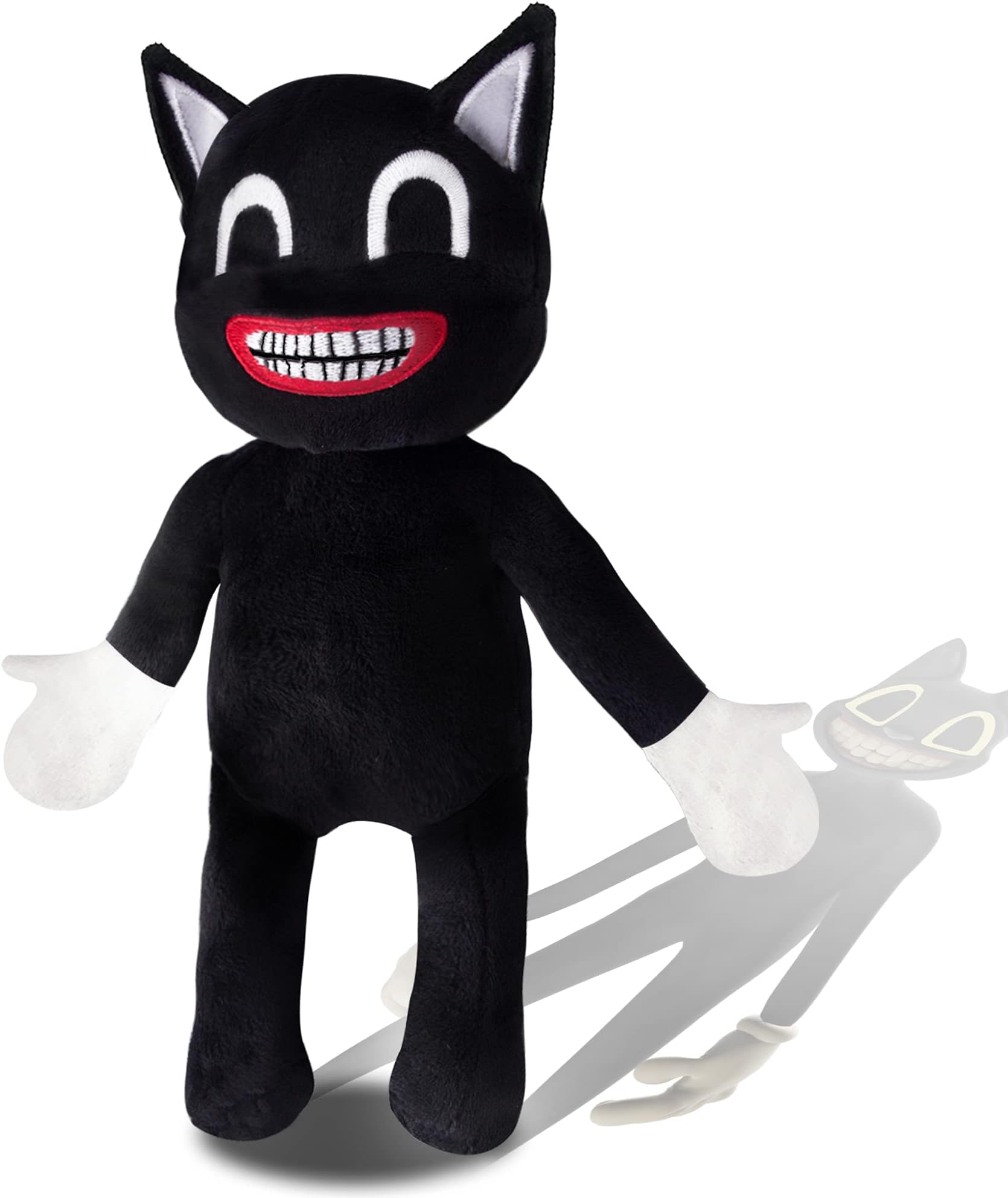 Black Cartoon Cat Plush Stuffed Toy, Soft & Embrace Animal Cat Plush Toys, Child Plush Doll, Kids Birthday Gifts