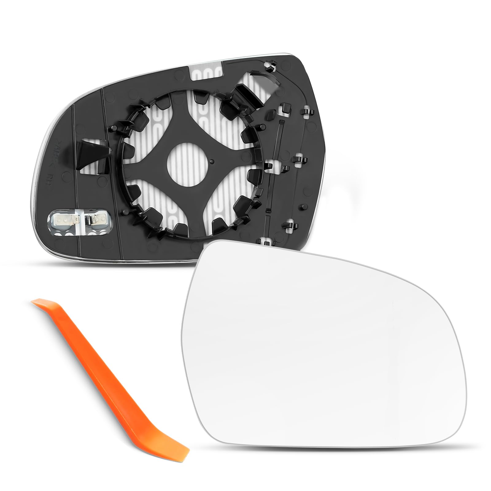 Photo 1 of Compatible with Audi A3 S3 A4 S4 B8 A5 S5 A6 S6 C6 A8 S8 Q3 Passenger Side Mirror, 2008-2017, Right Side Mirrors for Audi A4 A6 Allroad Quattro Replacement Glass, Power Heated