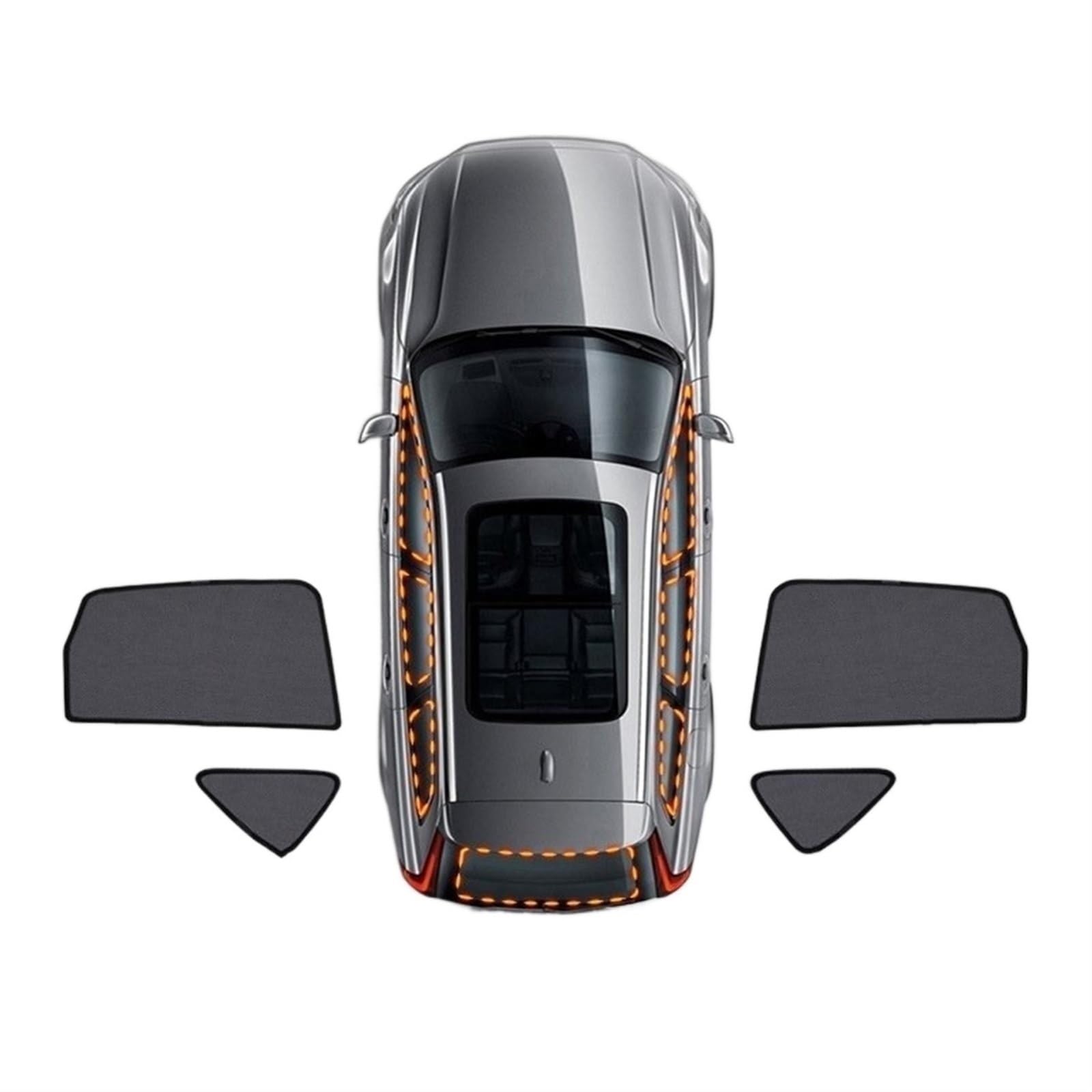 para para X3 G01 para IX3 Wagon 2017-2023 Coche Magnético Parabrisas Delantero Cortina Lateral Trasera Parasol Visor Protector Solar Lateral Coche(4 PCS No Front)