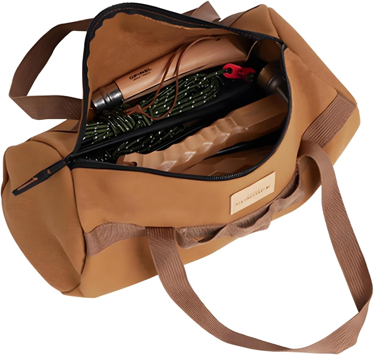 TBACW Zippered Tool Storage Bag – Durable Pouch for Camping & Hiking (Khaki) TBACW Zippered Tool Storage Bag – Durable Pouch for Camping & Hiking (Khaki)