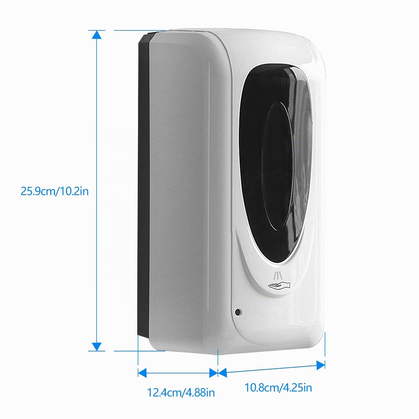 Dispenser Sapone di Disinfettante Automatico,1000ml Touchless Sensore Dispenser,Montato A Parete Di Detersivo Disinfettante Porta Sapone Liquido,Per Cucina,Bagno,Ufficio,Hotel