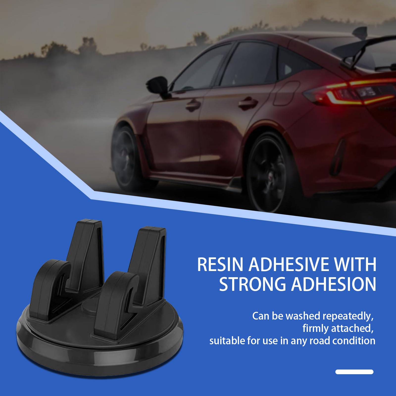 1 soporte para teléfono celular para salpicadero de coche, diseño de rotación horizontal vertical, soporte para teléfono de vehículo, accesorios universales para teléfonos inteligentes