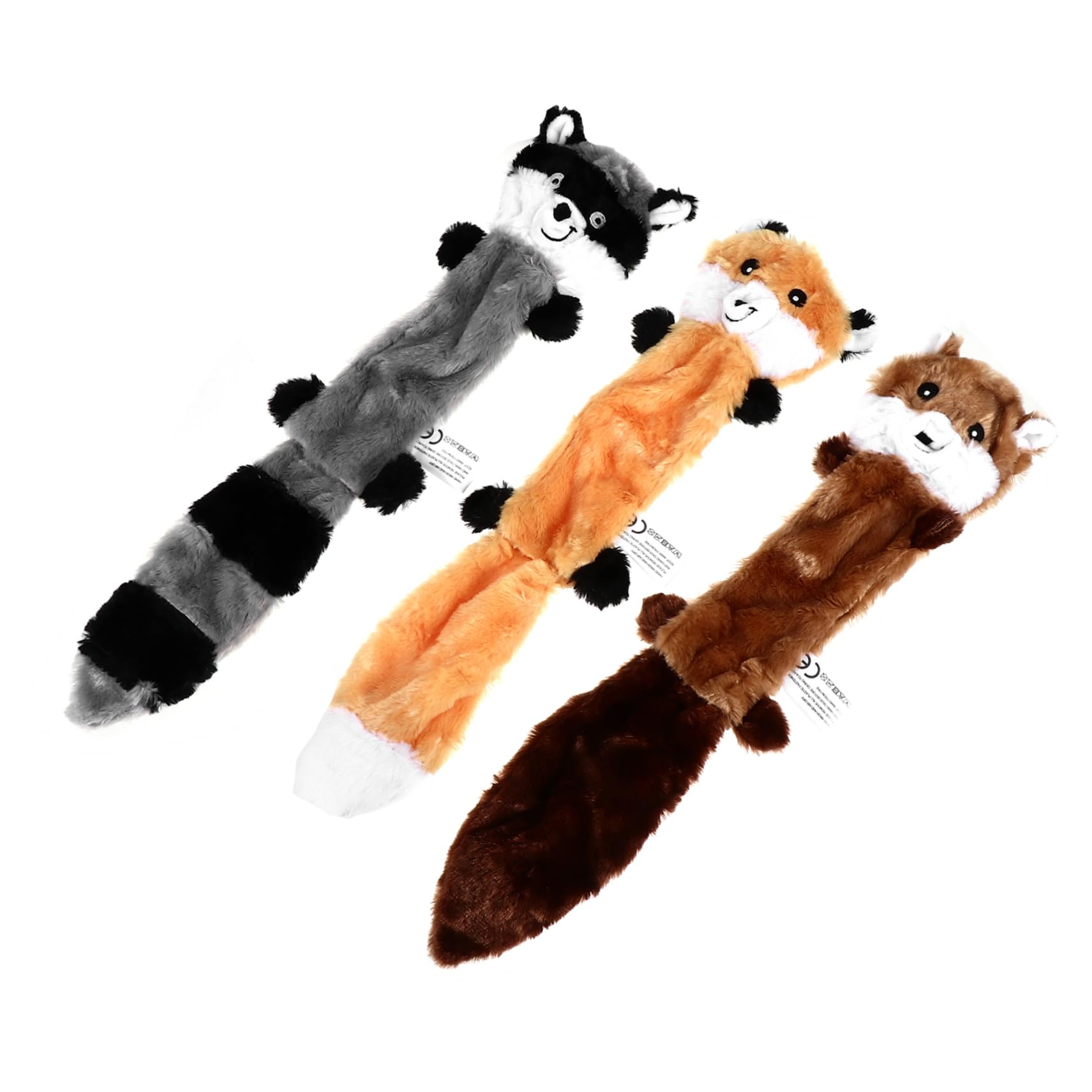 Sosoport 6pièces Jouets Peluche Stylés pour Chiens Jouets à Couiner Interactifs Et pour Mâcher Accessoires Amusants pour Animaux De Compagnie