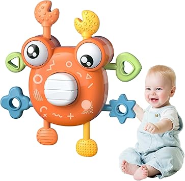 Amazon Co Jp 赤ちゃんのガラガラのおもちゃ 赤ちゃんと幼児のためのモンテッソーリのおもちゃ 早期教育シャワーギフトおもちゃ 音付き 赤ちゃん 新生児 乳児 6 12ヶ月用 Kentan おもちゃ