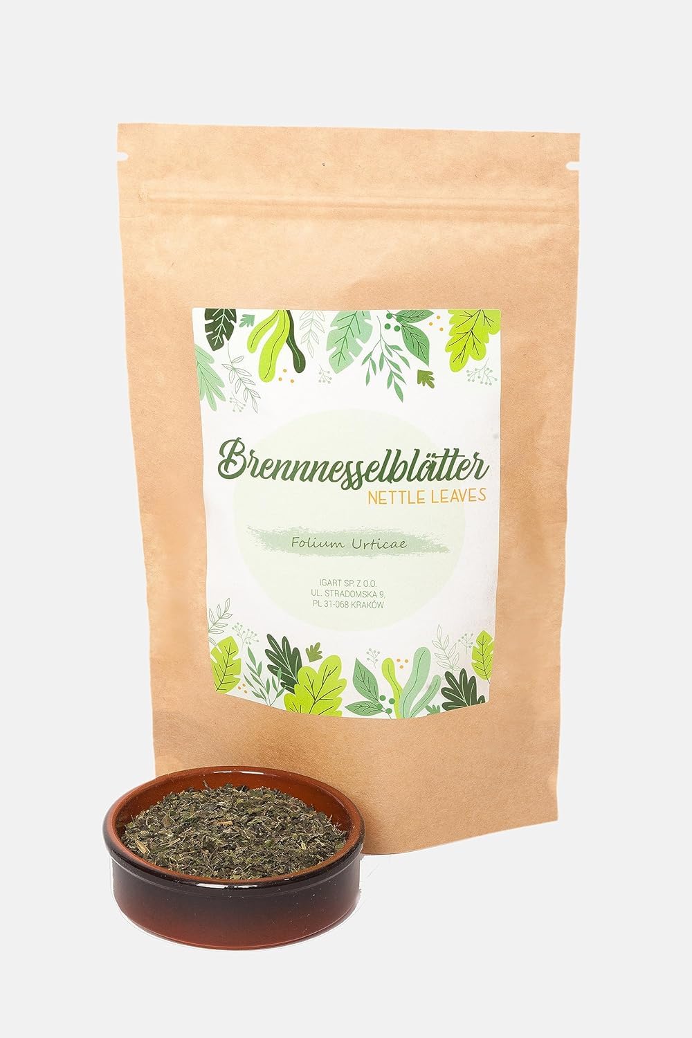 IGART Hojas de Ortiga Cortadas 3000g 3kg | Para Té de Ortiga | Té de Ortiga | Té de Hierbas Suelto | Ortiga para la Eliminación de Líquidos