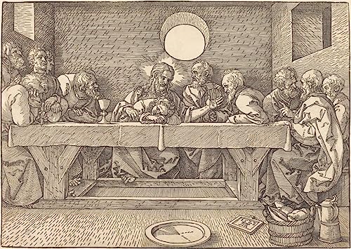 Affiche de La Cène d'Albrecht Dürer impression sur toile d'art portrait 60x90cm