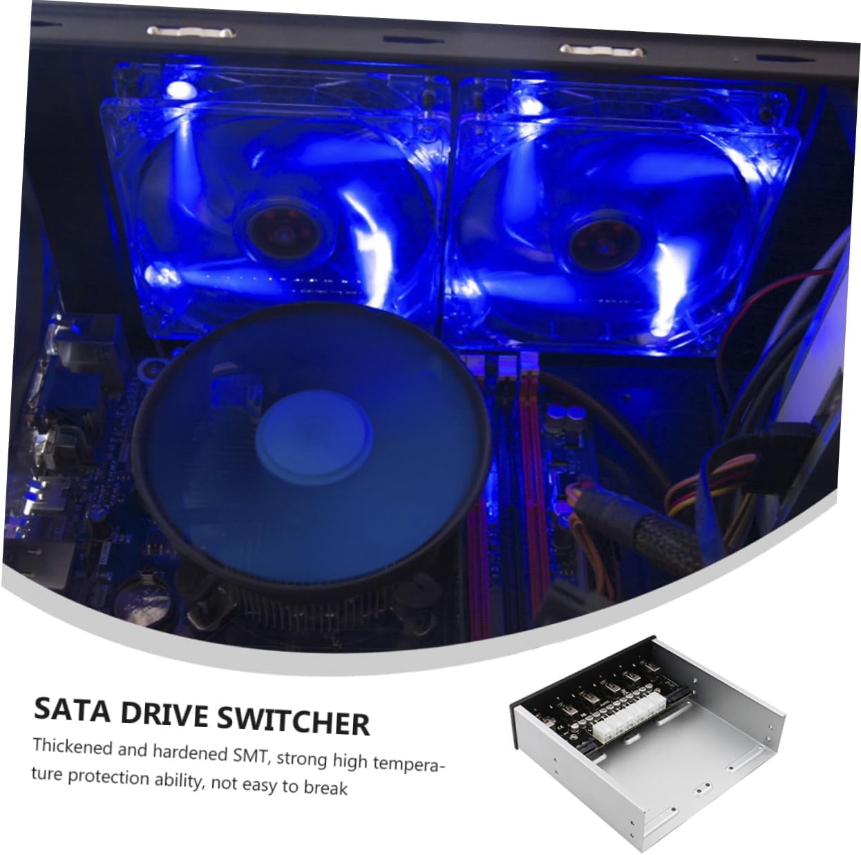 Hard Drive Power Control for Desktop Independent Line Hub High Temperature Easy Installation for Data Security and Convenience