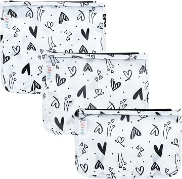 ALVA Diaper Bag Pouches | 3pcs Mess-Proof Travel Toiletry | TSA Approved Toiletry Bag | Cosmetic Makeup Bag Diaper Organizer for Baby and Mom Essentials