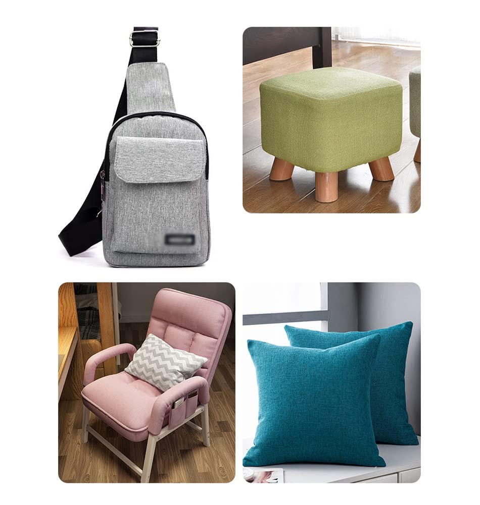 Tela de Lino Tela de Costura de Lino Natural Fabricación de Prendas de Vestir Tela de Lino Artesanal para tapicería Decoración de macetas y manteles Cortinas Bolsas de Mano