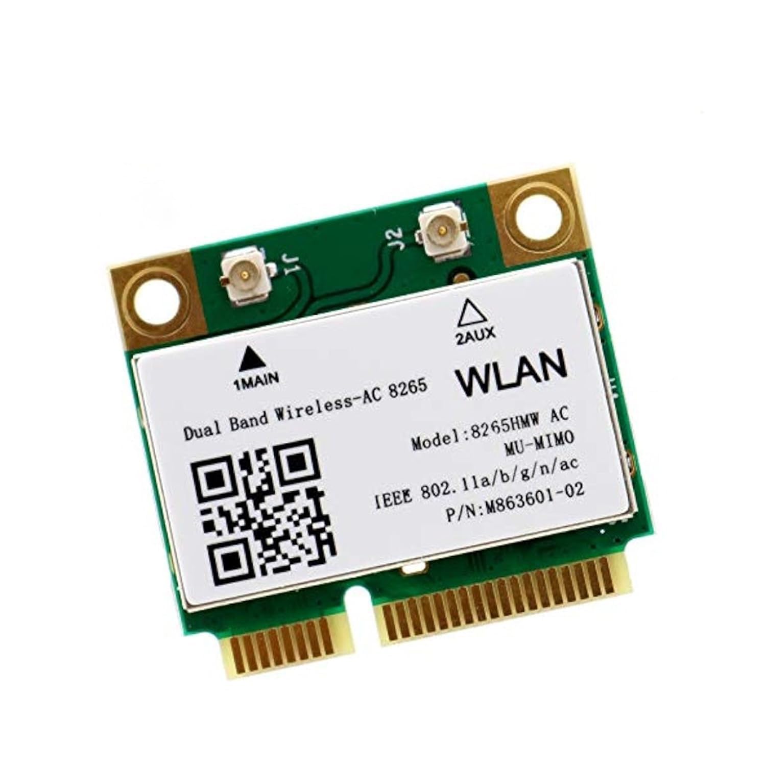 Wireless-AC 8265 Media scheda di rete PCIe | 867 Mbps con supporto Bluetooth 4.2 | Parte di ricambio HMC WLAN 8265.Scheda Wi-Fi HMWG 8265HMW