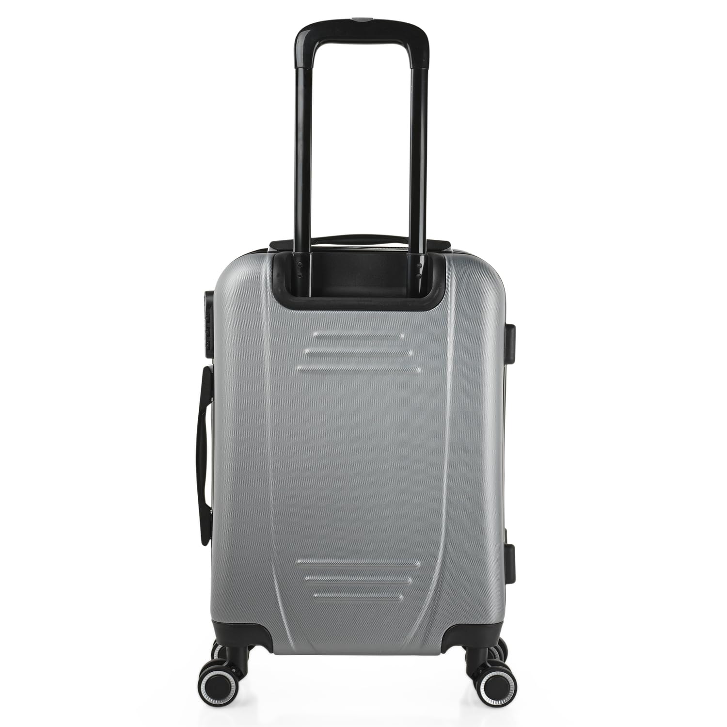 ITACA - Maleta de Cabina 55x40x20 de Viaje rígidas Trolley con 4 Ruedas Dobles para Avion Ligera Equipaje de Mano candado de combinación., Plata — view 8