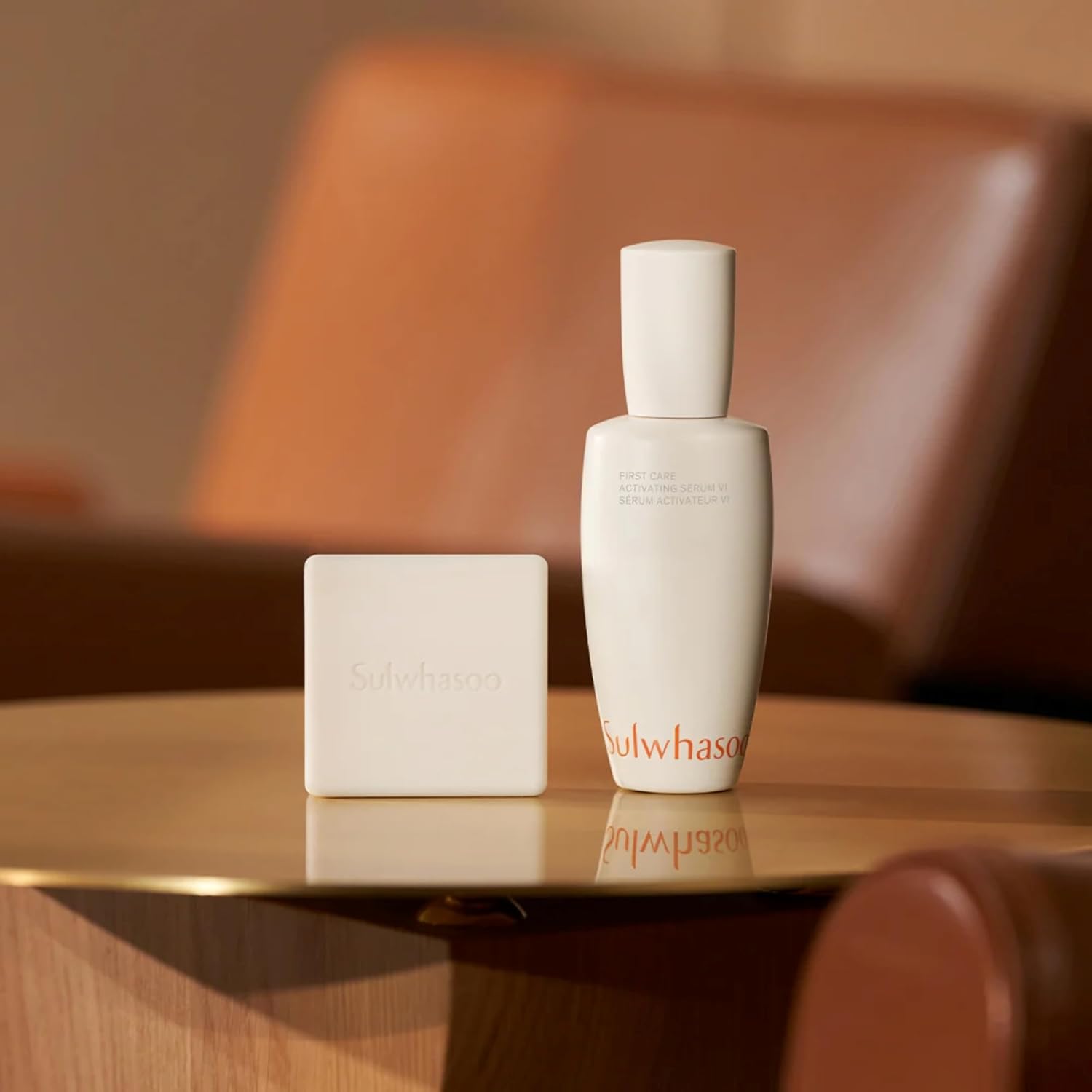 Sulwhasoo Signature Ginseng Facial Soap For All Skin Types - Gentle Facial Bar Soap with Ginseng Flower Extract Removes Oils & Impurities, Moisturizes & Nourishes Skin, Korean Skincare
