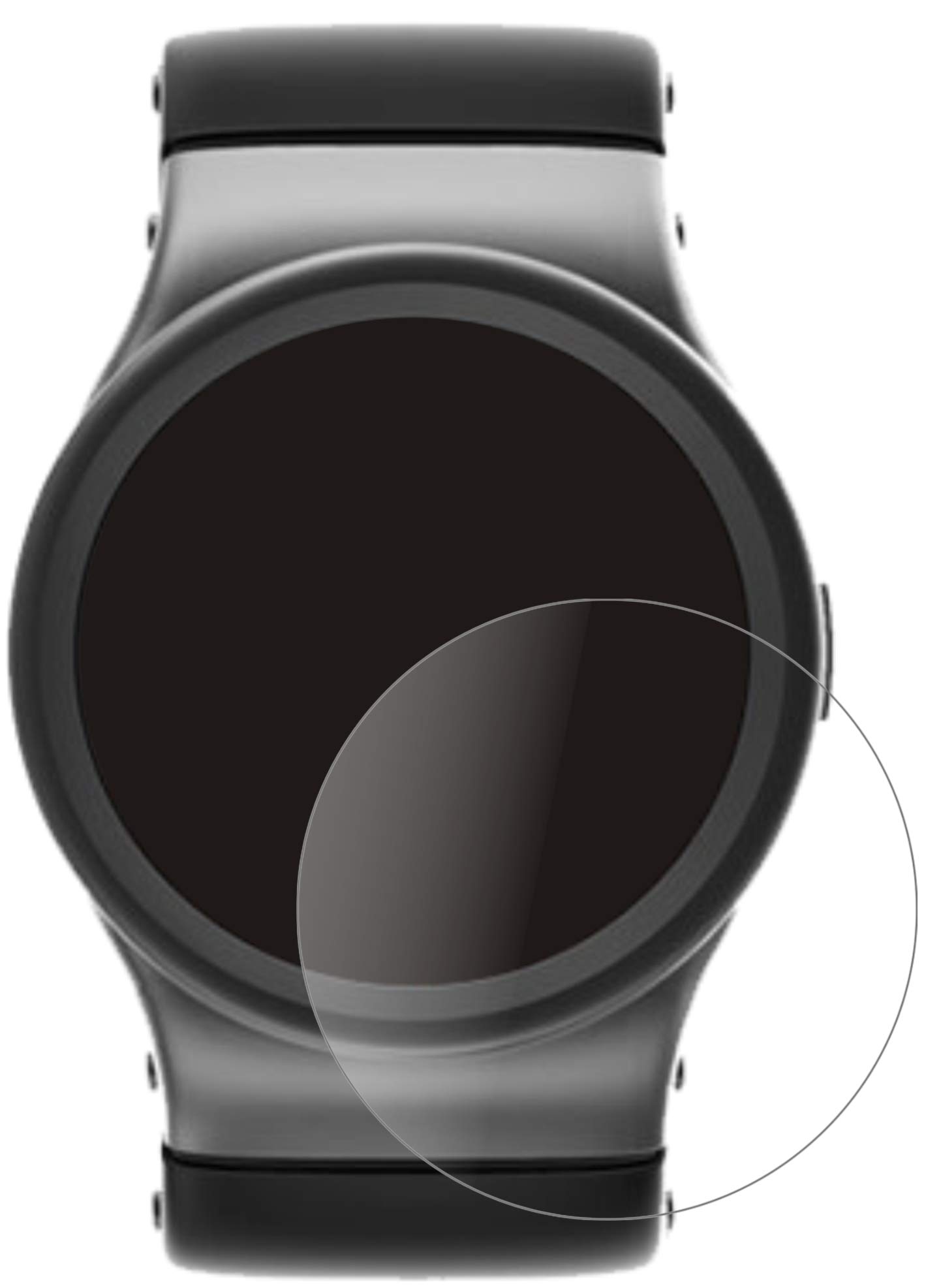 dipos Protector de Pantalla Mate 55mm Reloj Vidrio Flexible 9H