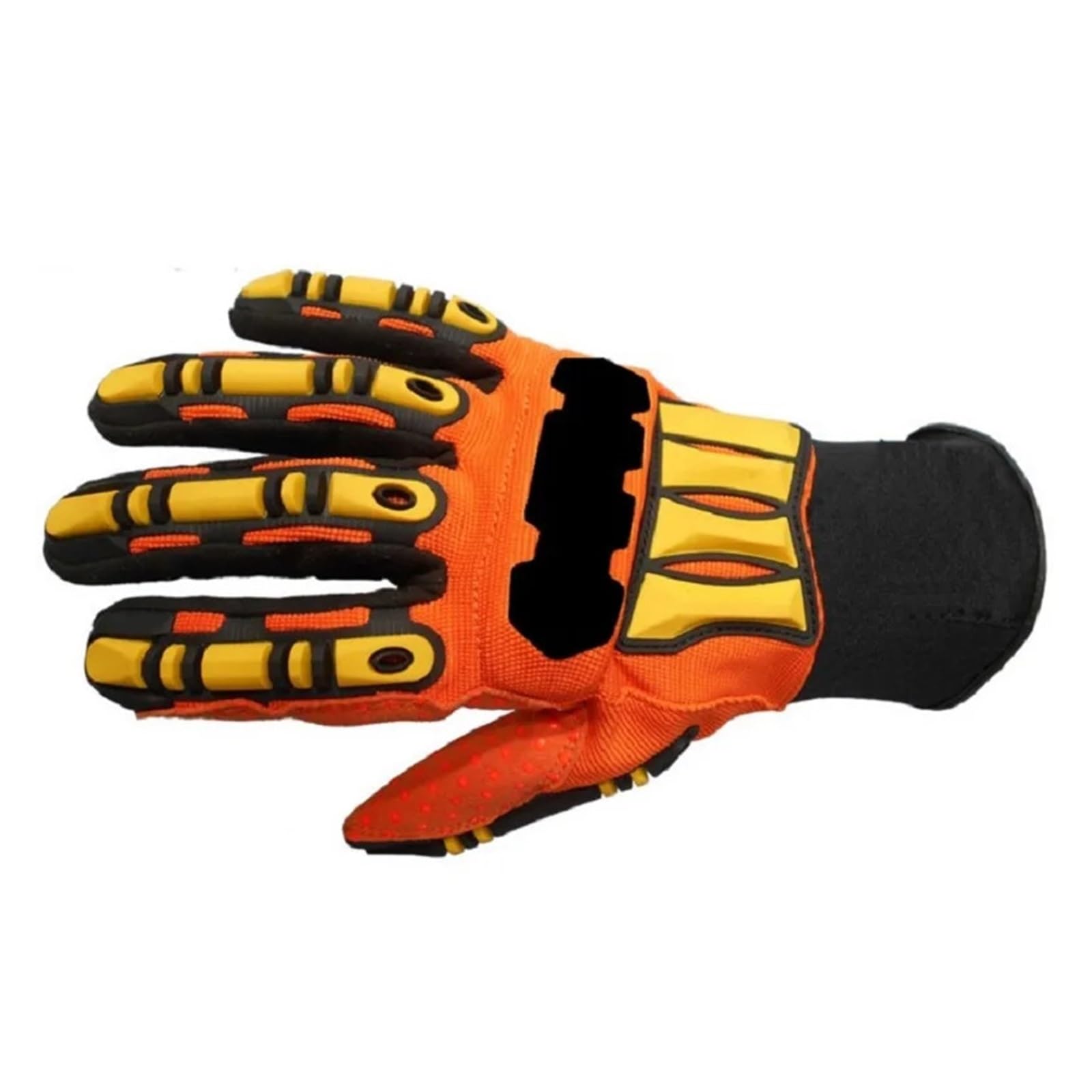 Guantes de trabajo Guantes De Soldadura Guantes mecánicos antipuñaladas, anticolisión, resistentes a cortes, guantes de absorción impacto for minería, for estufa leña alta resistencia(XL)