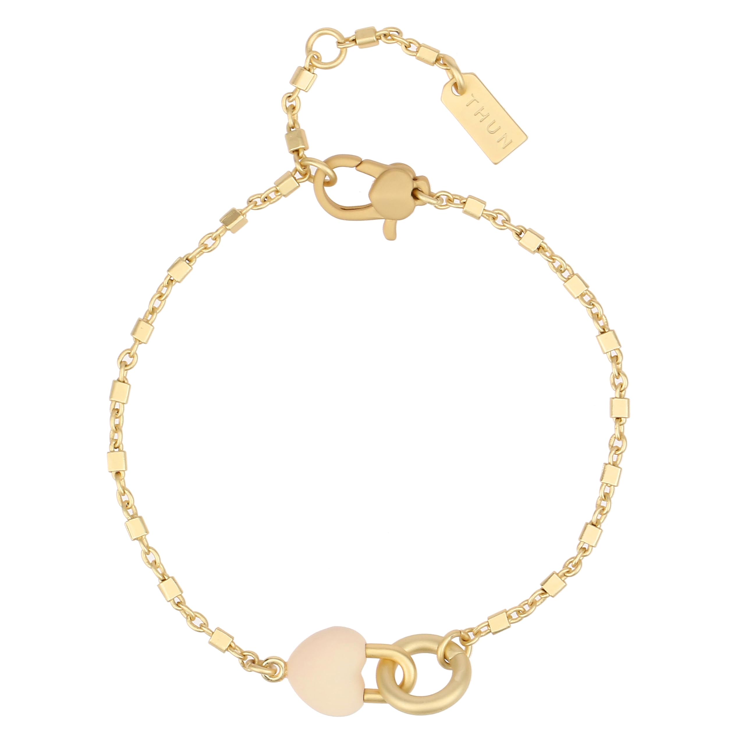 Bracciale cuore lucchetto