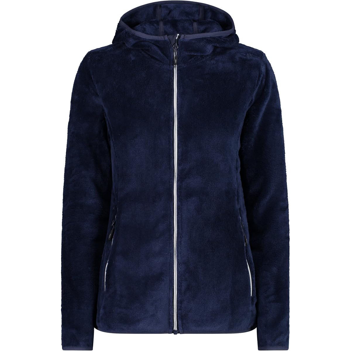 CMP - Woman Jacket Fix Hood, B.Blue-White, S