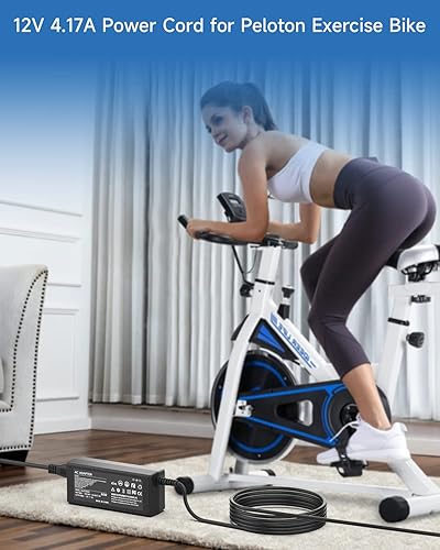 Miniatura 4 de Adaptador de 12 V AcDc Cable de alimentación de repuesto para bicicleta estática Peloton PLTN-RB1VO PLTN-RB1V1 PLTN-RB1VQ GEN 1 2 3 1 2 3 generación