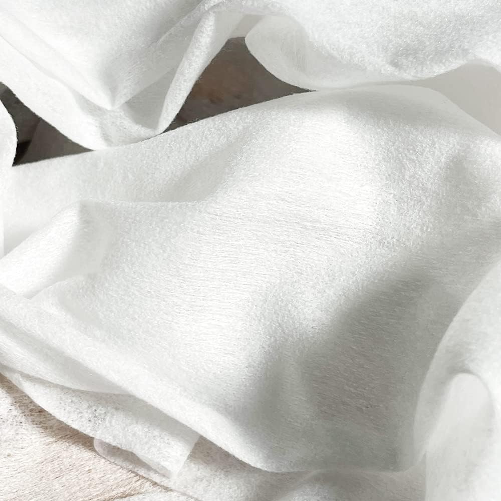 Lot de 800 serviettes en 8 paquets jetables en tissu spunlace de 40 x 80 cm Blanc Coifure/Esthétique