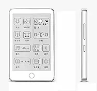 Leitor de MP3 com tela de tinta de 2,7 polegadas, reprodutor de música portátil HiFi BT 5.0, carregador tipo C, leitor de música de MP3 para casa, ao ar livre, viagens