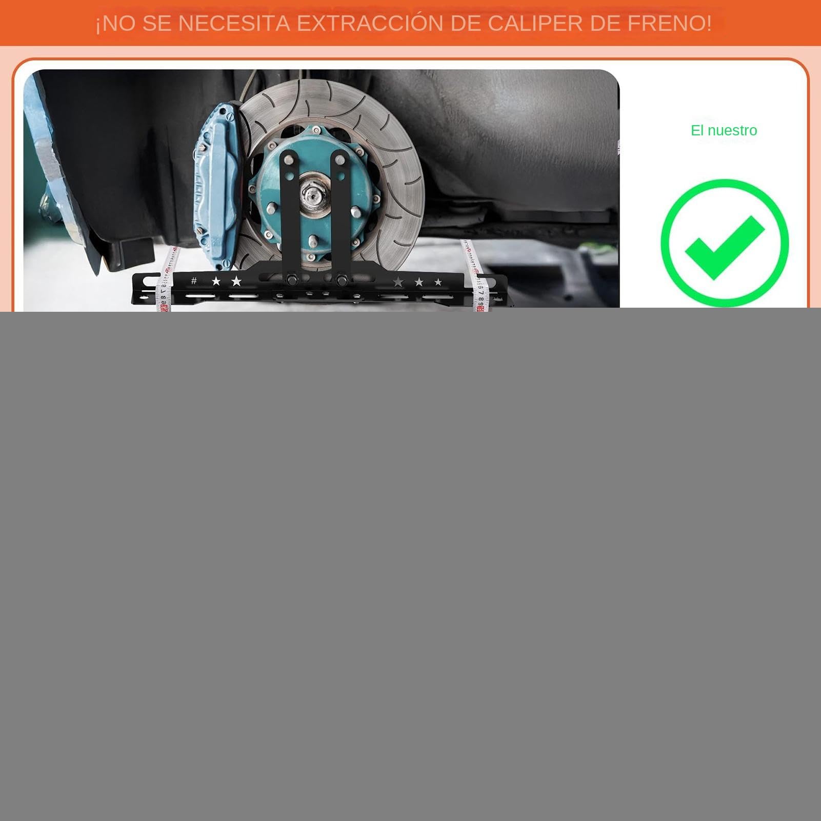 Kit De Alineacion De Ruedas Kit De Placas De Reparación Para Alineación | Equilibrador del Tren Delantero Para Coche Camion SUV Bicicleta Taller Garaje Exterior Y Domestico