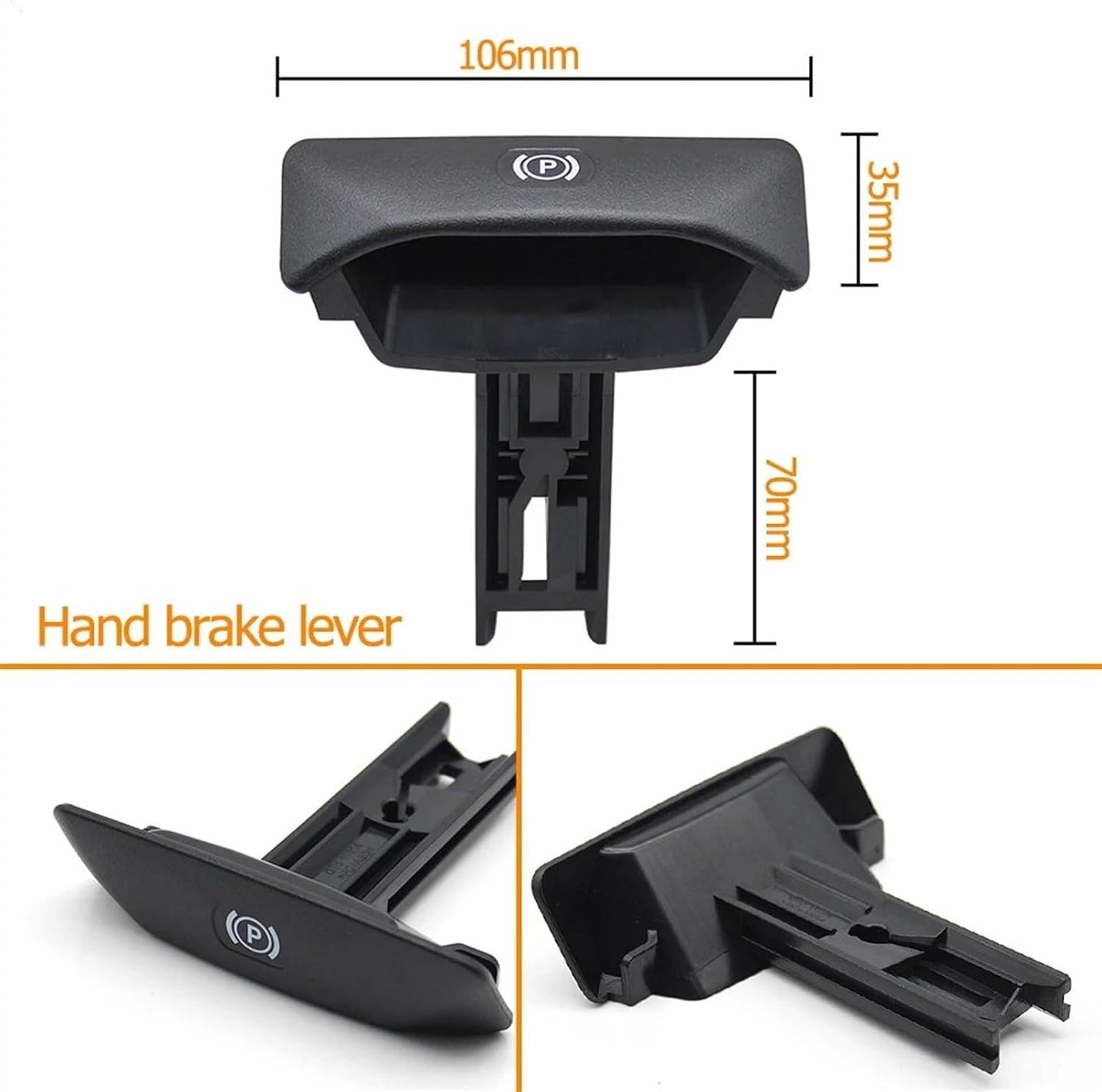 Handbrake Button Compatible with Benz for C E GLK CLS Class W204 W212 W207 W218 X204 Car Hand Brake Parking Switch Release Handle Lever 2044270020(Handbrake Lever)