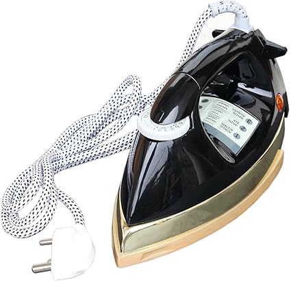 Smuf 2 Kg Heavy Weight 5 Year Warranty Automatic 1000 W Dry Iron (Black, Gold)