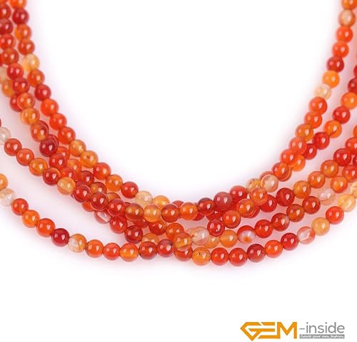 Miniatura 486 de GEM-Inside - Cuentas sueltas de piedra de lava negra natural de 0.315 in para hacer joyas, 15 pulgadas Cordierita de grado A