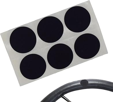 Bicycle Puncture Repair Patch - Bicycle Tire Repair Patch, Flat Tube Repair Tool Compatible Tire Repair Patch 6pcs, Road Bike | Bike Tube Patch, Bicycle Tire Accessories for Mountain Bike, Folding