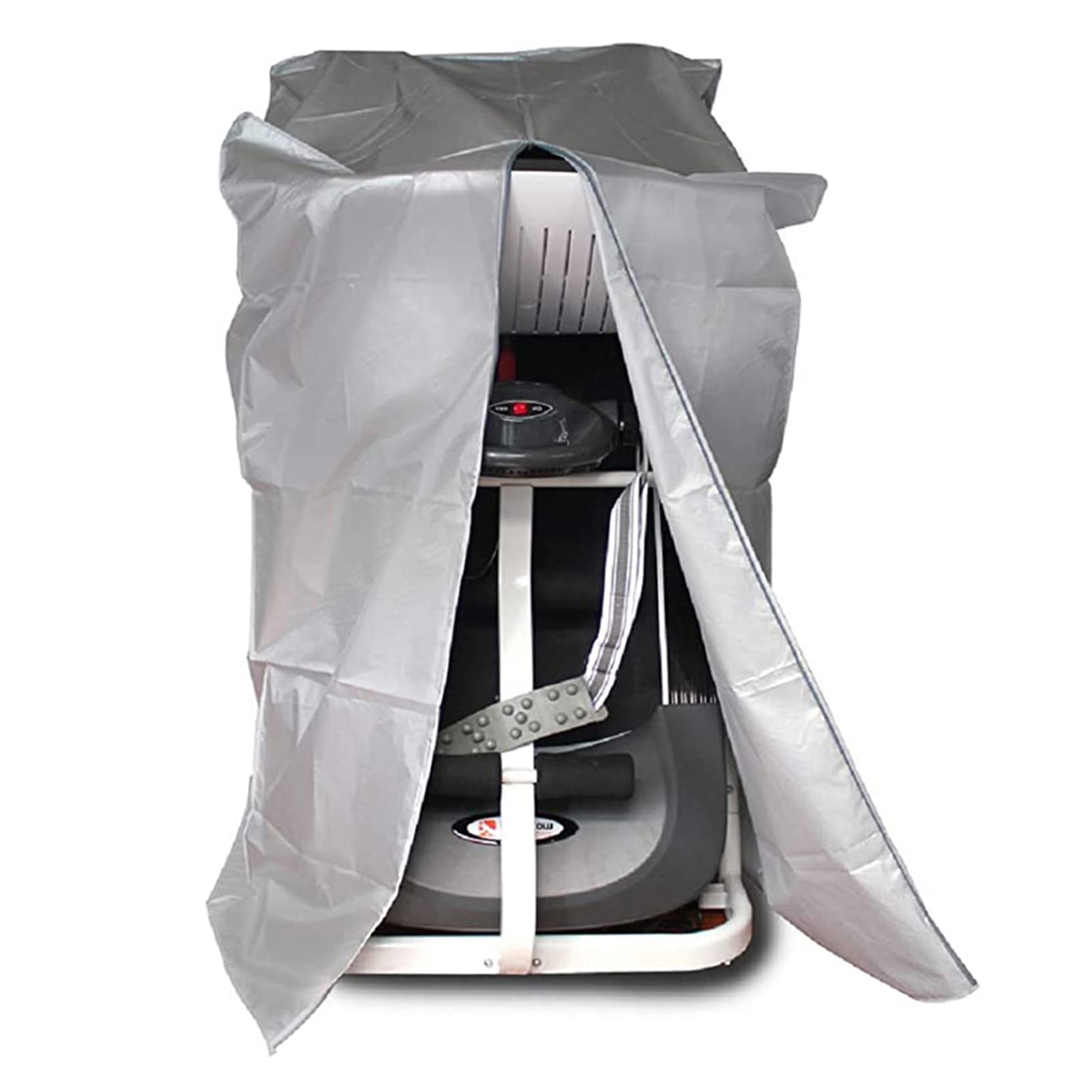 ZWEquipint Housse Tapis De Course Oxford Imperméable 140x71x15 Cm - Noir Gris Anti-Poussière