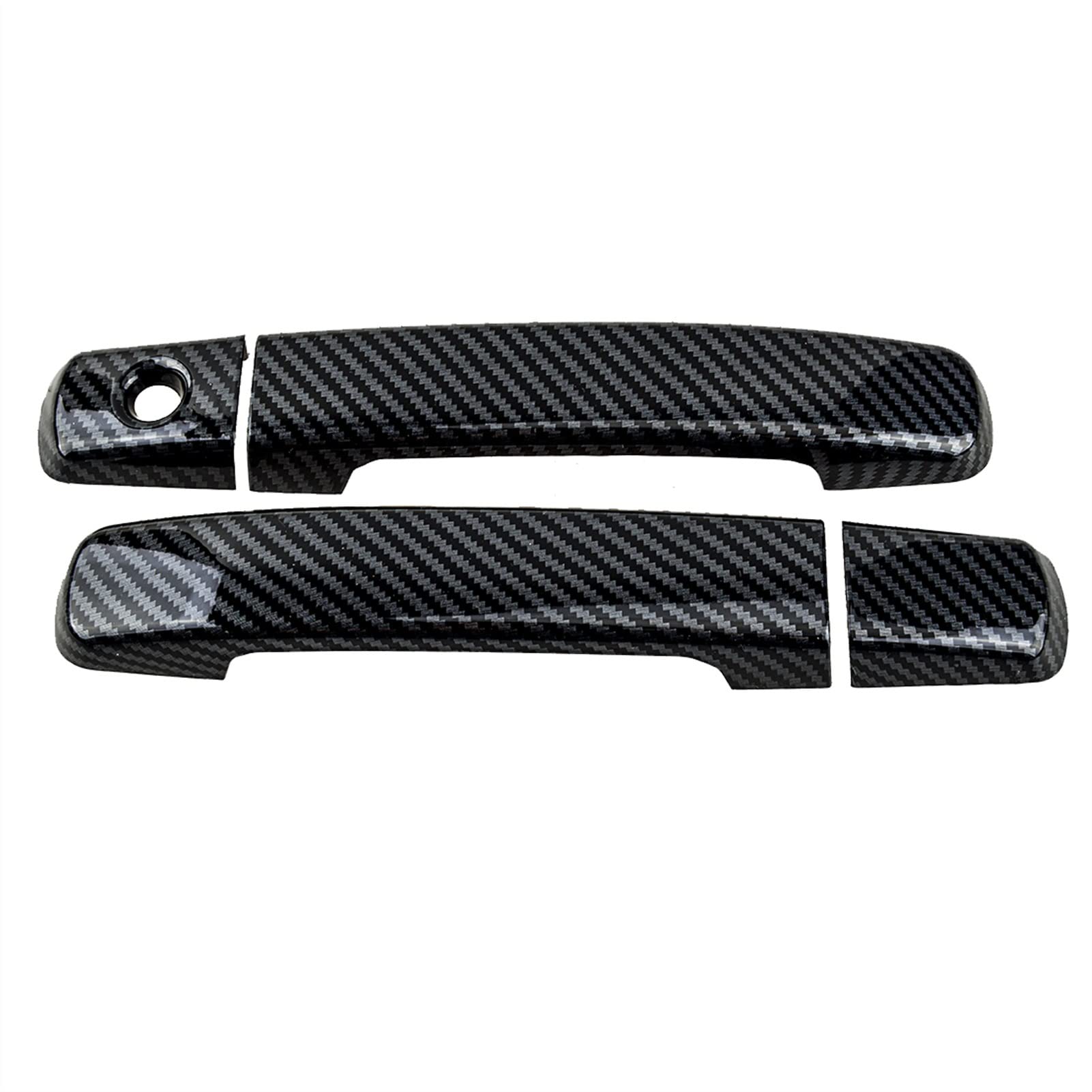 FAHBSTR Exterior Door Handle Cover for Nissan Altima Coupe 2008-2013 Carbon Fiber Style Black Car Side Door Handle Cover Trim ABS Fit