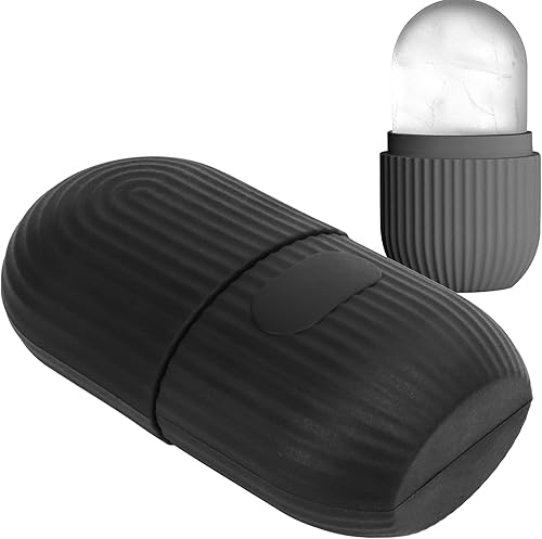 Ice Mold for Face Ice Roller for Face and Eye Cold Ice Mold Holder Reusable Silicone Face Massager for Face Beauty DIY Facial Care for Women Neck