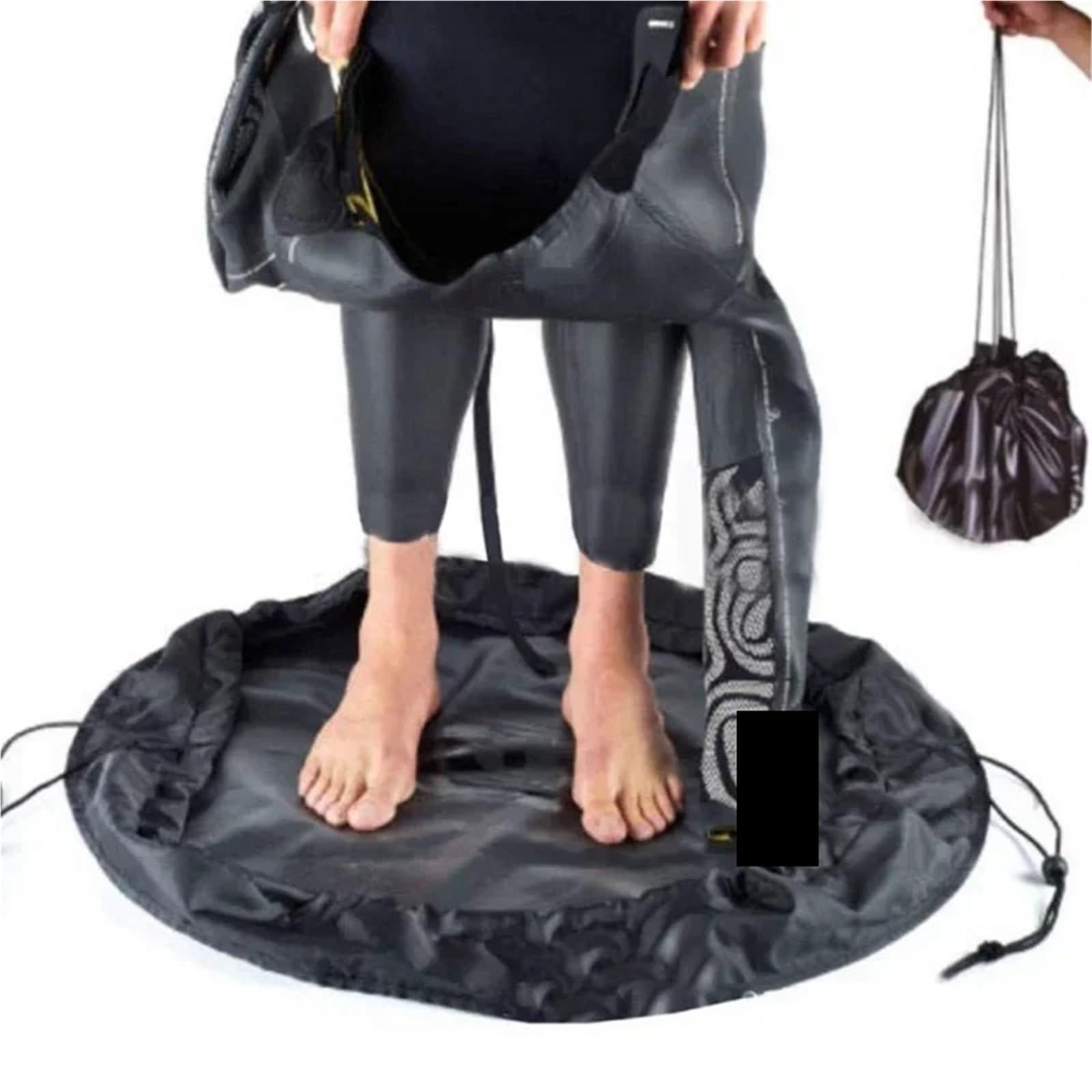Neoprenanzug-Wickelunterlage Neoprenanzug-Wickeltasche, Matte, kompakt, faltbar, 2-in-1, wasserdichte Tasche, Nylon-Trockentaschen for Surfer, Bootsfahrer, Tauchen