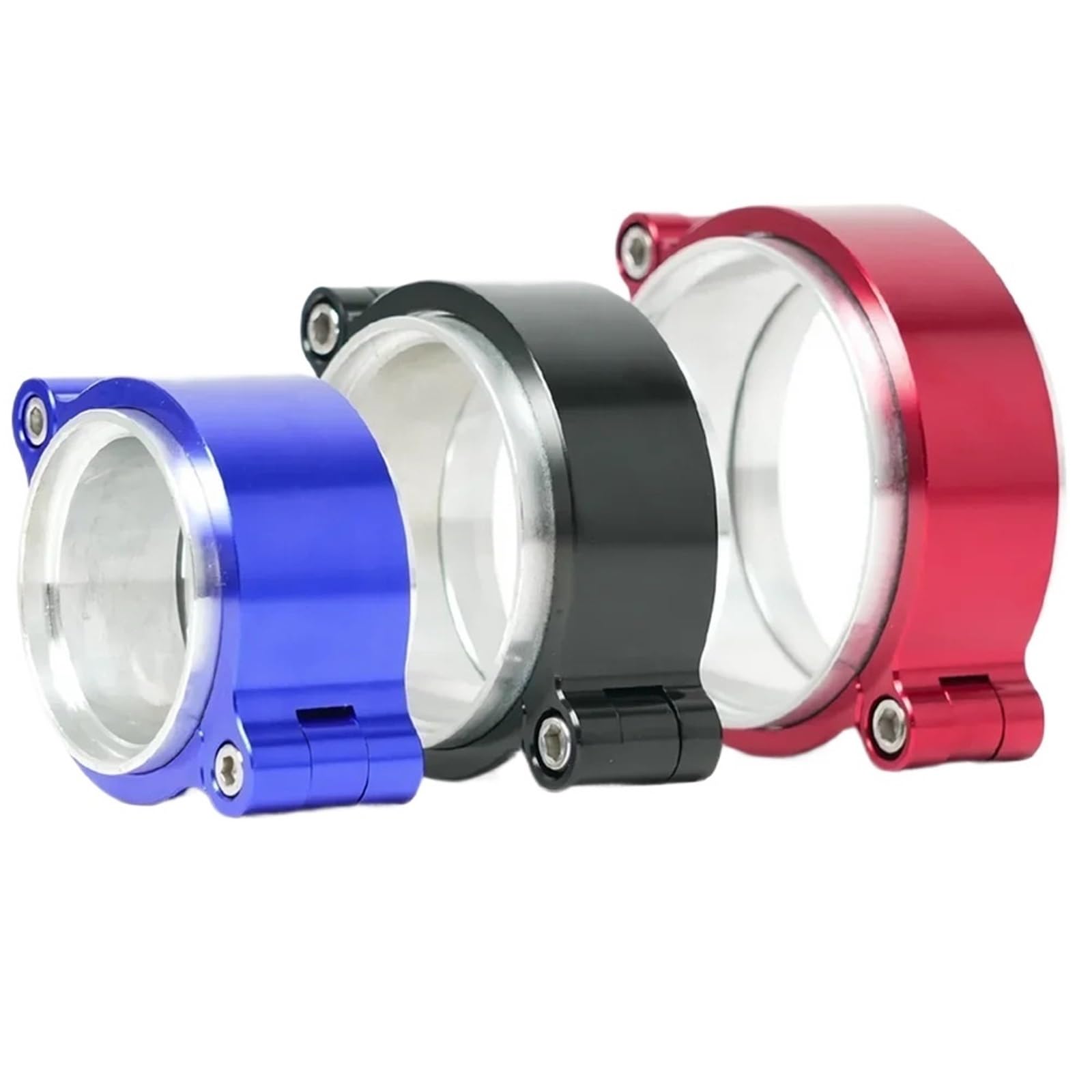 V Band Clamp Exhaust 2"/2.5"/2.75"/3" Exhaust Pipe Turbo Intake Intercooler V-Band Clamp Quick Release HD(2.75 inch Red)