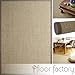 Produktbild floor factory Sisal Teppich Taupe grau 130x190 cm 100% Naturfaser mit Leinenbordüre