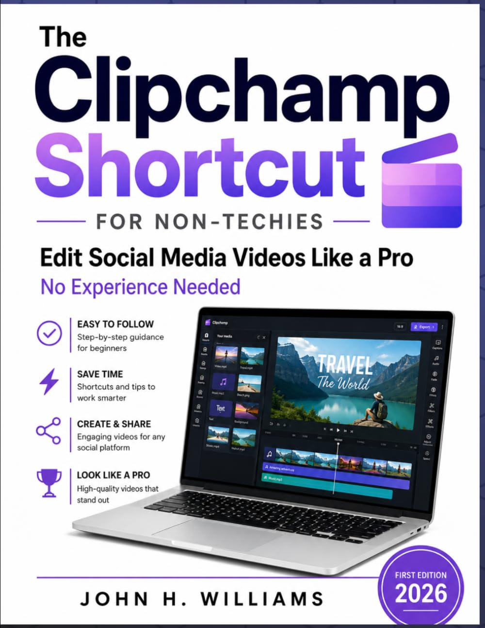 The Clipchamp Shortcut for non-techies: Edit Social Media Videos Like a Pro No Experience Needed (software userguide for seniors, beginners, faqs ... facts about, exercise and workbook, Band 12)