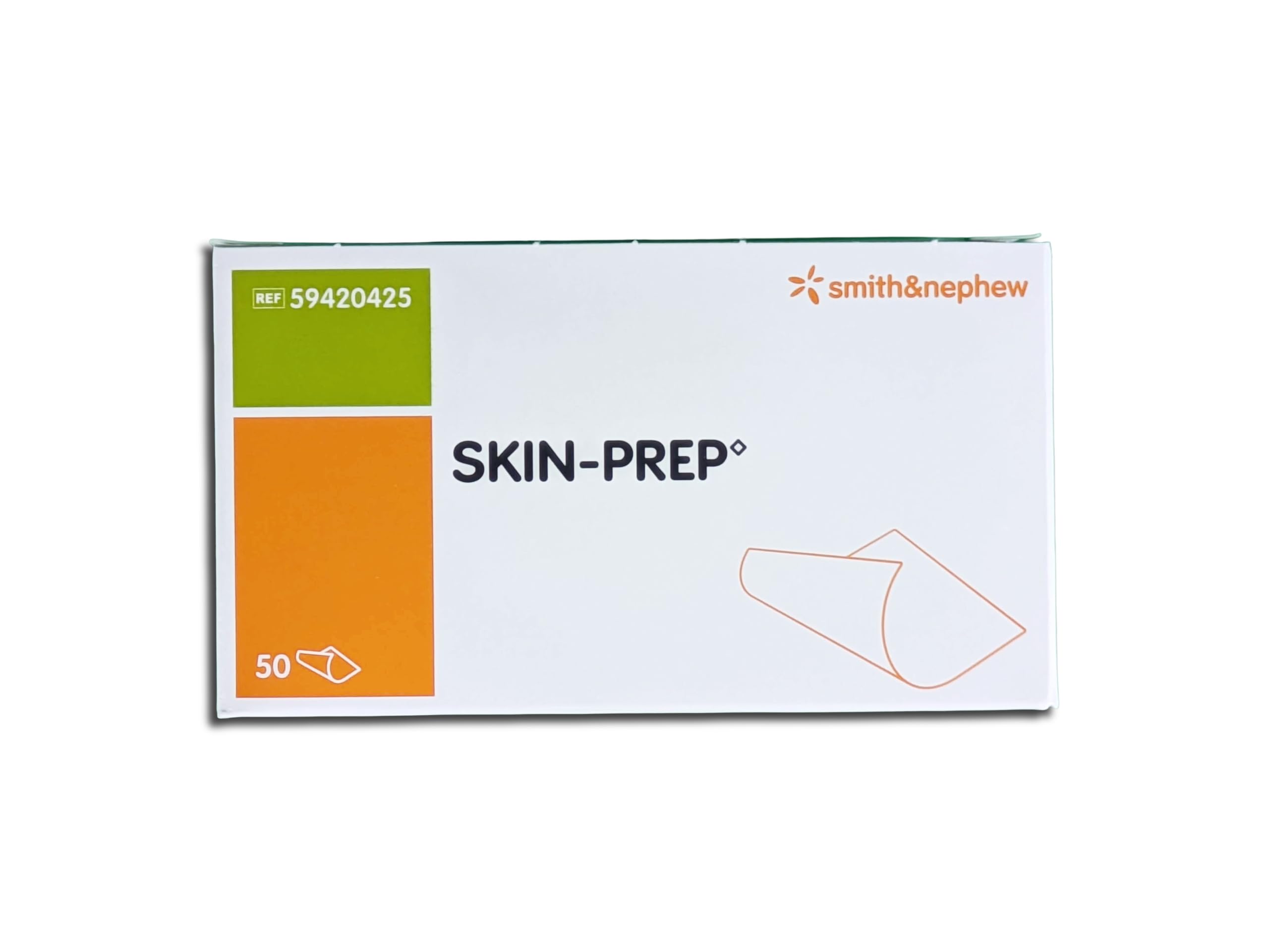 Skin-Prep 50 Lingettes de Préparation pour la Peau