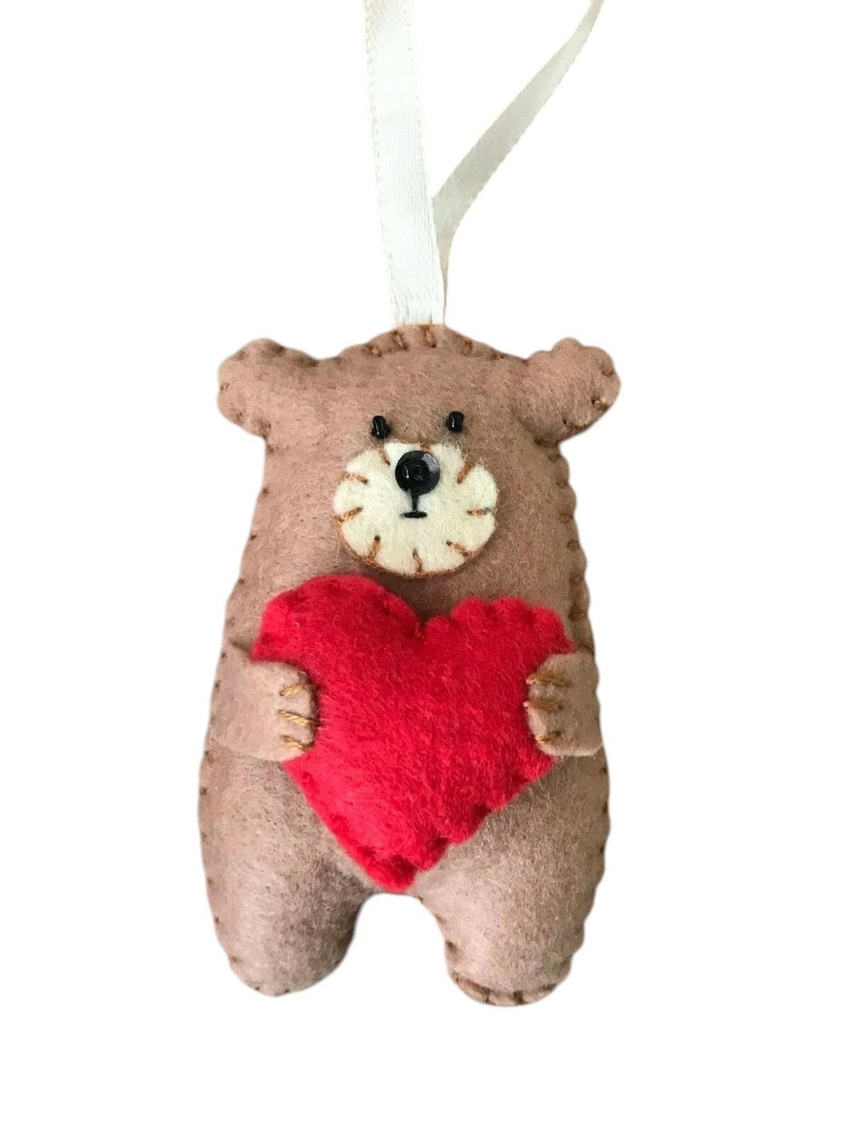 Handmade felt Valentines Day decoration, Wedding decoration, gift
