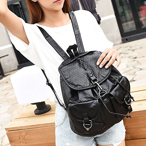 Sac à dos en cuir lavé femme : finis les sacs lourds et sans style - 4