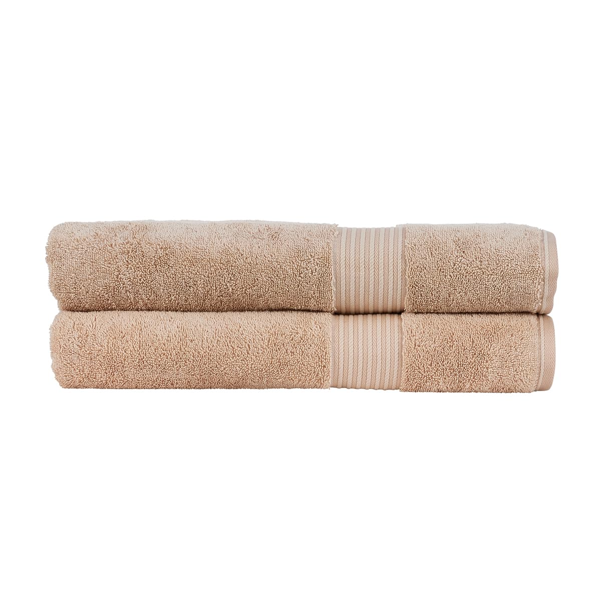Christy Supreme Hygro 2 Bath Sheets Set | Stone Beige | 100% Luxury ...