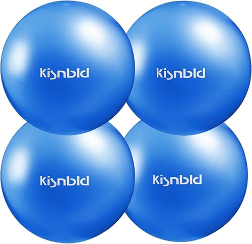 Miniatura 14 de Pequeña pelota de ejercicio, mini pelota de pilates de 9 pulgadas, mini pelota de yoga antideslizante y resistente a estallidos para estabilidad,