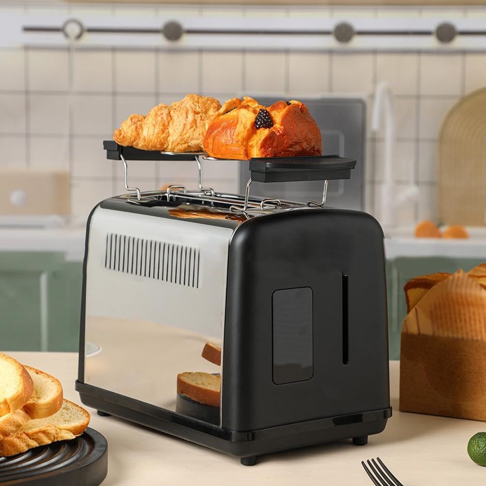 Kompakter Toaster 24x18cm 2 Scheiben Touchscreen Display