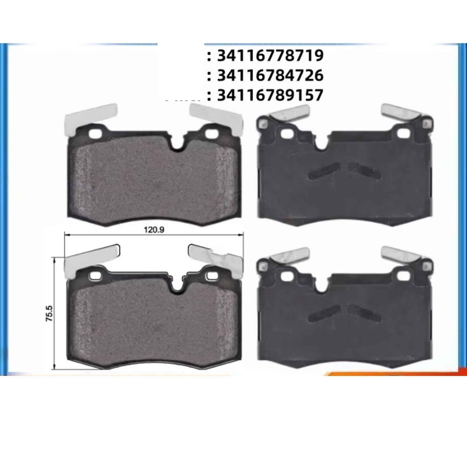 Pastillas Freno Delantero Coche 60050 Para Mini JCW Coupe R58 2012-2015