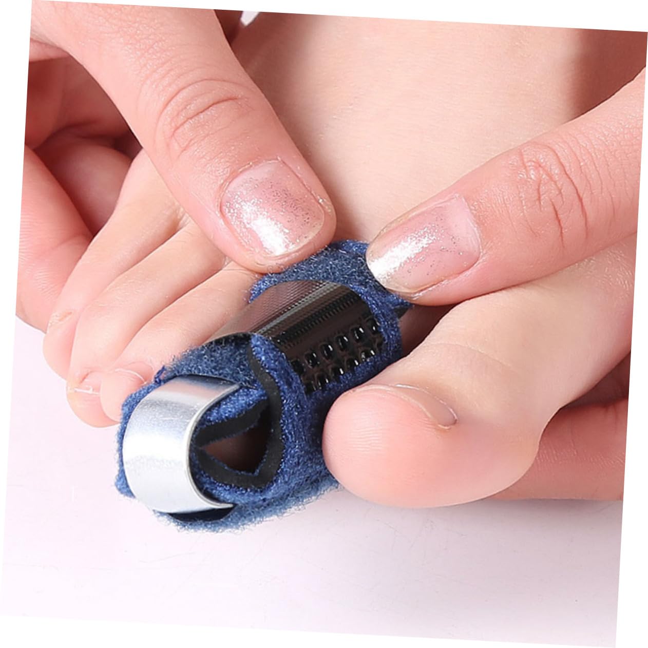 2Pcs Portable Toe Splint Breathable Toe Straighteners for Relief Support Wraps Durable Sponge Material