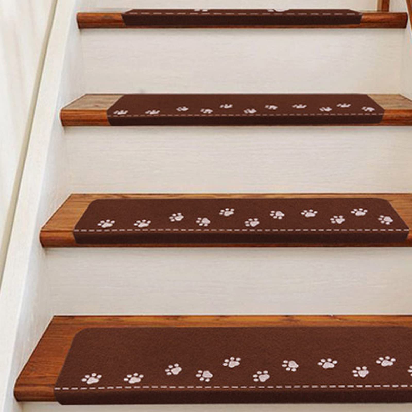 Alfombras antideslizantes para escaleras interiores autoadhesivas tapetes peldaños 22x55cm