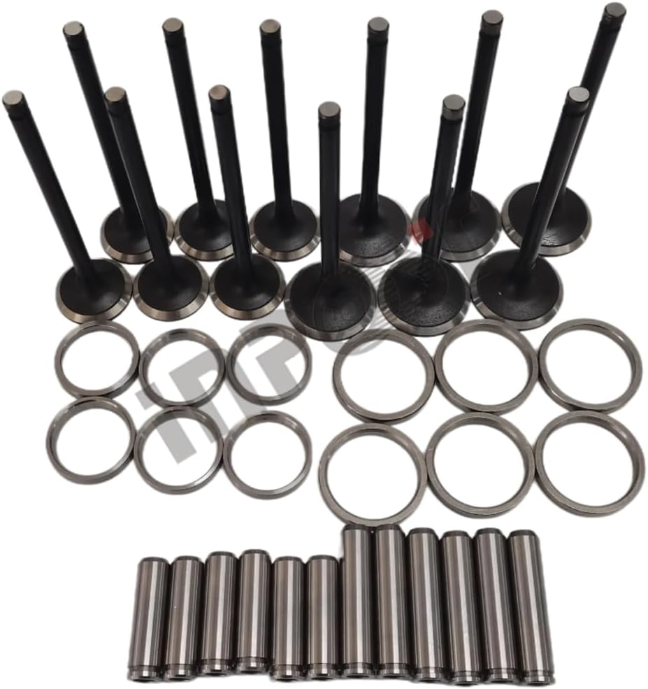 INPOST 1 set Valve guide seat Kit Compatible with Mitsubishi Engine S6E S6E2 Forklift FD35 FD38 Motor Grader MG100 MG150 Replacement