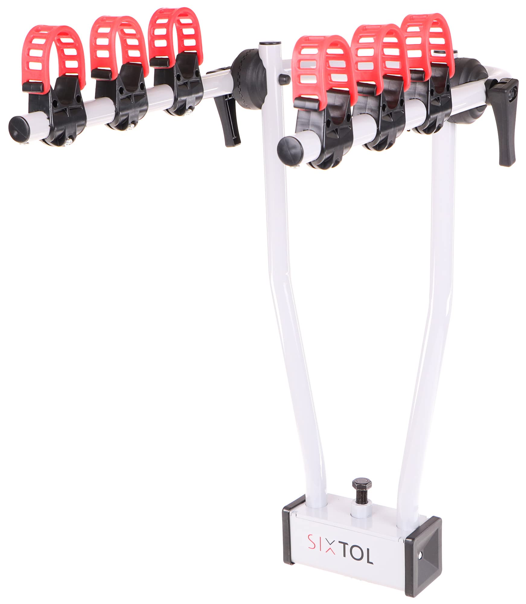 Bike 3 Bull Compact Bike Carrier for Pulling Equipment for Three Bikes with Bicycle Attachment to Carrier